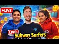 live subway surfers with mr beast 🎮🎮