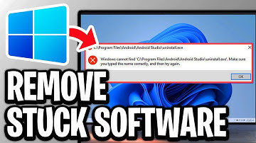 How To Remove Stuck Software From Apps And Features Uninstaller - Step By Step