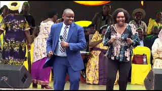 Min. Nyamutoro \& Balaam dance to Eddy Kenzo's music Live on stage at Nabbanja's event in Kakumiro