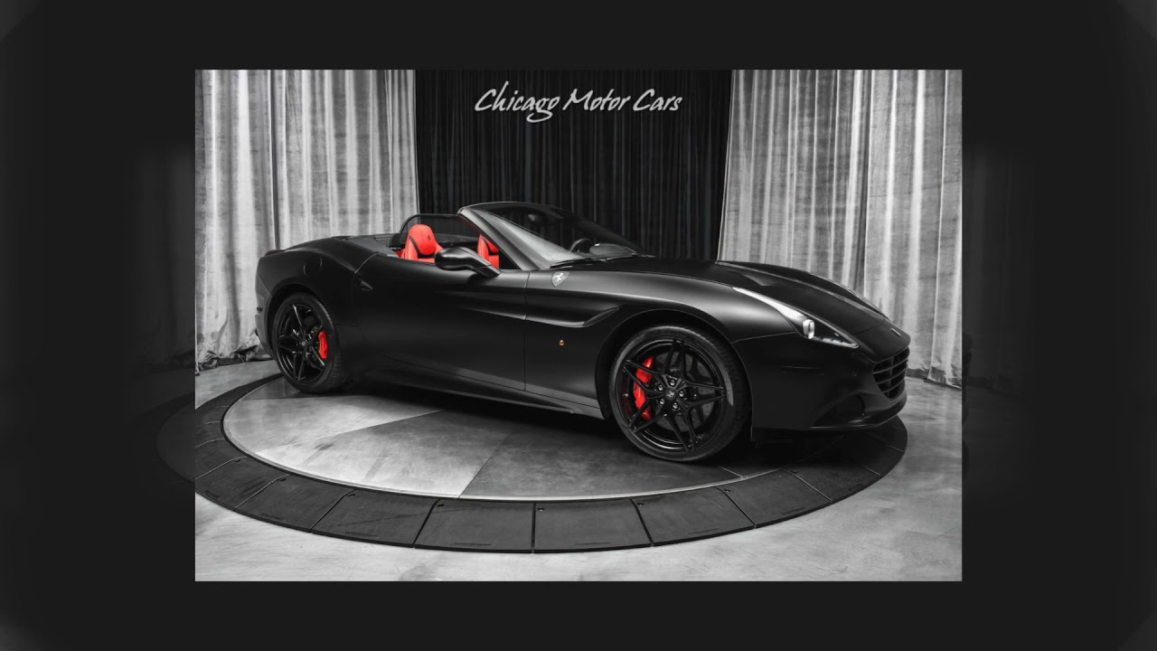 Ferrari California T Autoabdeckung - Maßgeschneidert - Schwarz