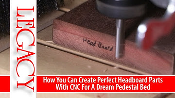 Creating Perfect Parts with The Maverick CNC and Sketchup - The Pedestal Bed