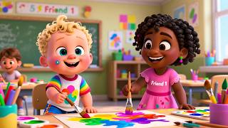 Learning Fun At School 🎒📚 Fun Kids Song | School Learning for Toddlers
