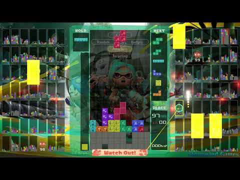 Tetris 99 - Splatoon Raiders Event (Part 1) | Stormwind Games | No Commentary