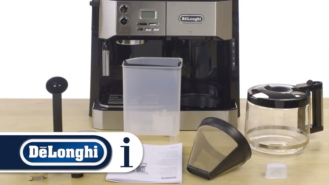 DeLonghi All-In-One 10-Cup Stainless Steel Espresso Machine and Drip Coffee  Maker BCO430T - The Home Depot