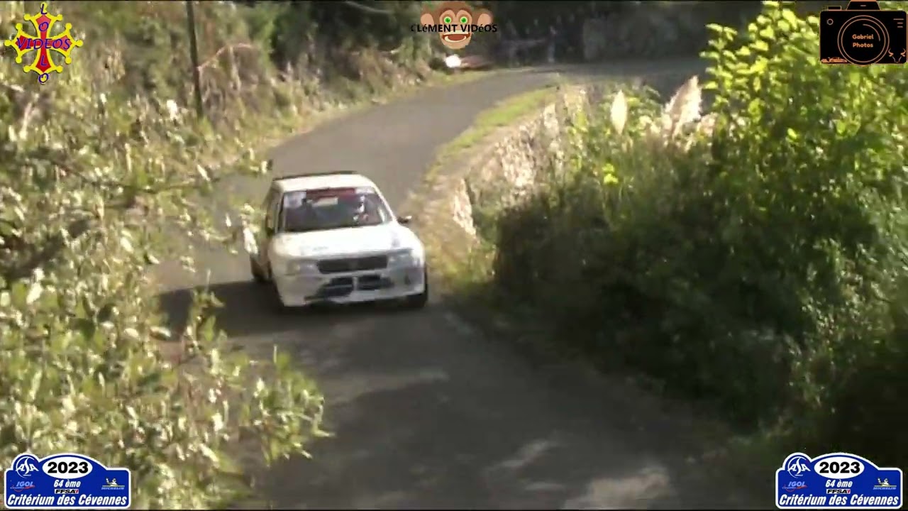 Rallye des Cévennes 2023 - 030 - JEUDY Ludovic - GENET Gabrielle - Peugeot 205 GTI