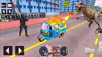 Tuk Tuk auto rickshaw driver 3D game - #9 auto rickshaw driving game - Android iOS Gameplay