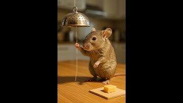 A cat used this trap on me! #cat #mouse #trap