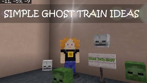 BORED?? Fun things to build in minecraft - Ghost Train Edition
