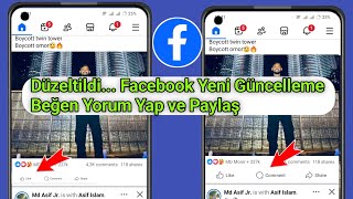 Facebook Yeni Güncelleme Facebook Beğeni Yorum Ve Paylaşım Seçeneği Değiştirme Sorunu 2026