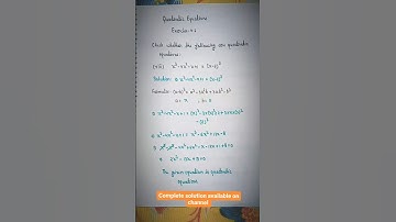 Ex 4.1 Q1 (viii) | Quadratic Equations | Chapter 4 | Class 10 Maths | NCERT Class 10 ex 4.1 q1 viii