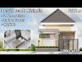 Desain rumah minimalis 5x12 meter | 2 kamar tidur