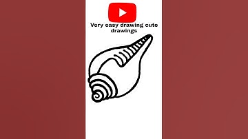🤣how to draw conch shell drawing easy with color step by step drawing beautiful conch drawing rainbo