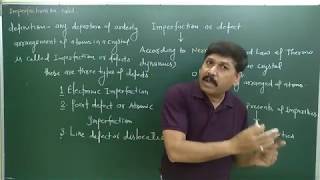 L-7|Imperfections in solid |solid state| Class 12th +JEE|NEET|AIIMS|JIPMER|BY PATSARIYA CLASSES |