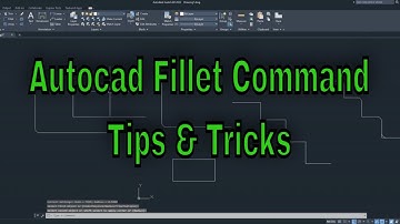 Autocad Fillet Command Tips and Tricks Tamil Part-7