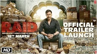 Raid Official Trailer Launch Full Video | Ajay Devgn | Ileana D'Cruz | Rajkumar Gupta | 16th March