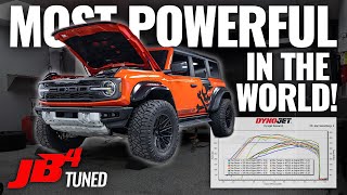 World’s Most Powerful Bronco Raptor?!  JB4 Dyno Testing  2022 Ford Bronco Raptor