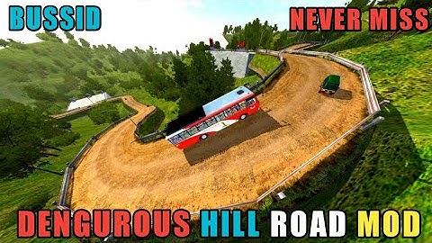 panorama map v3.7.1 bussid mod || bus simulator Indonesia latest hill road/ off-road map driving bus