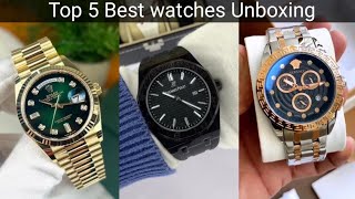 Top 5 Best Watch For Men || Unboxing video || Most Attractive Watch for Men