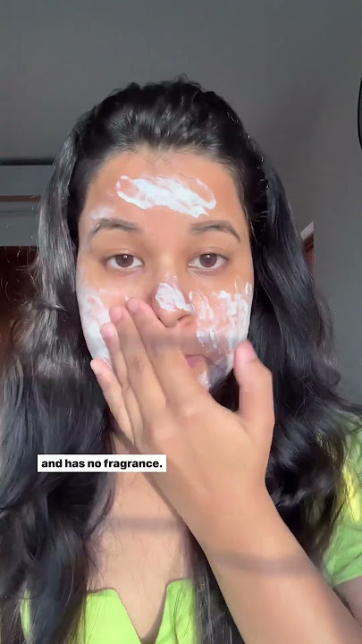 Trying Let's Hyphen🍀 Sunscreen #youtubeshorts #ashortaday #shorts