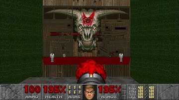 Doom II (1994) - Hell on Earth - Icon of Sin (level 30)
