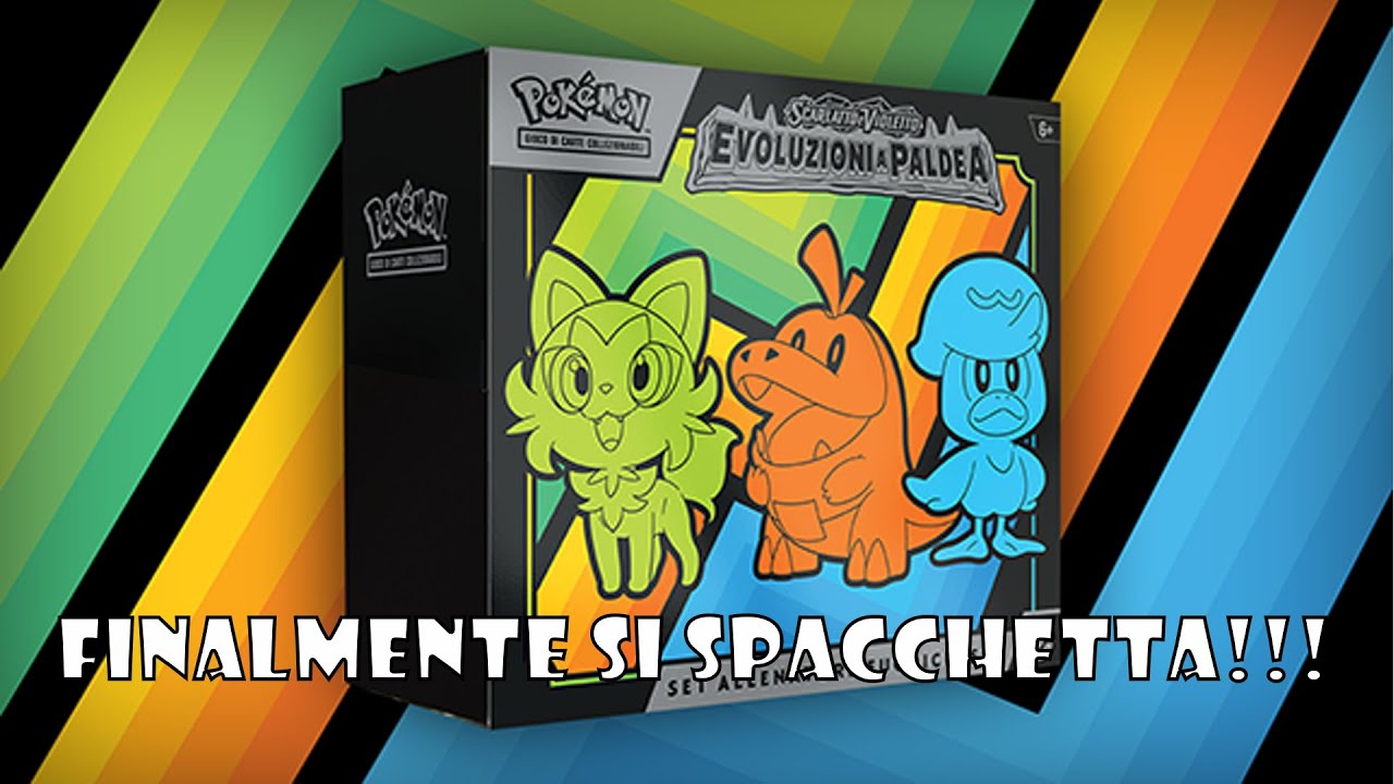 FINALMENTE SI SPACCHETTA!!! Apro il Set Allenatore di Pokemon ...