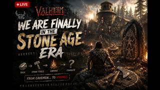 🔴 VALHEIM LIVE | We are finally In The Stone Age ERA | redinkwrld