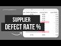 HVAC: Supplier Defect Rate % Explained | Find Your Highest-Risk Vendors Fast