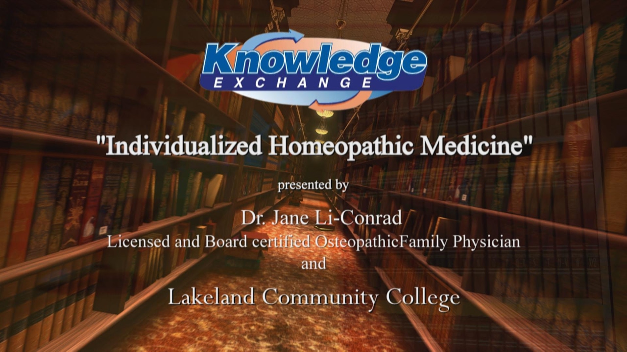 The Knowledge Exchange - Individualized Homeopathic Medicine