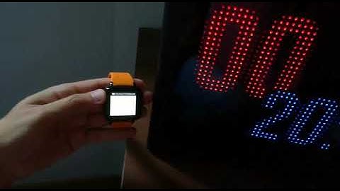 Mqtt android matrix rgb led