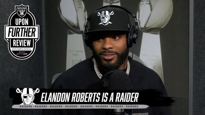 Elandon Roberts Sees the Raiders as a Perfect Fit | Raiders | NFL - YouTube