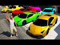 GTA 5 - Collecting FAMOUS FOOTBALLER Super Cars!