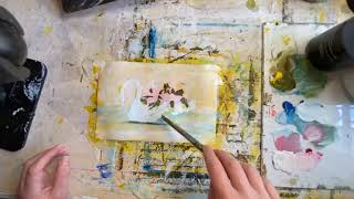 A Swan Painting In Acrylics (Video 4 of 4 in this series)