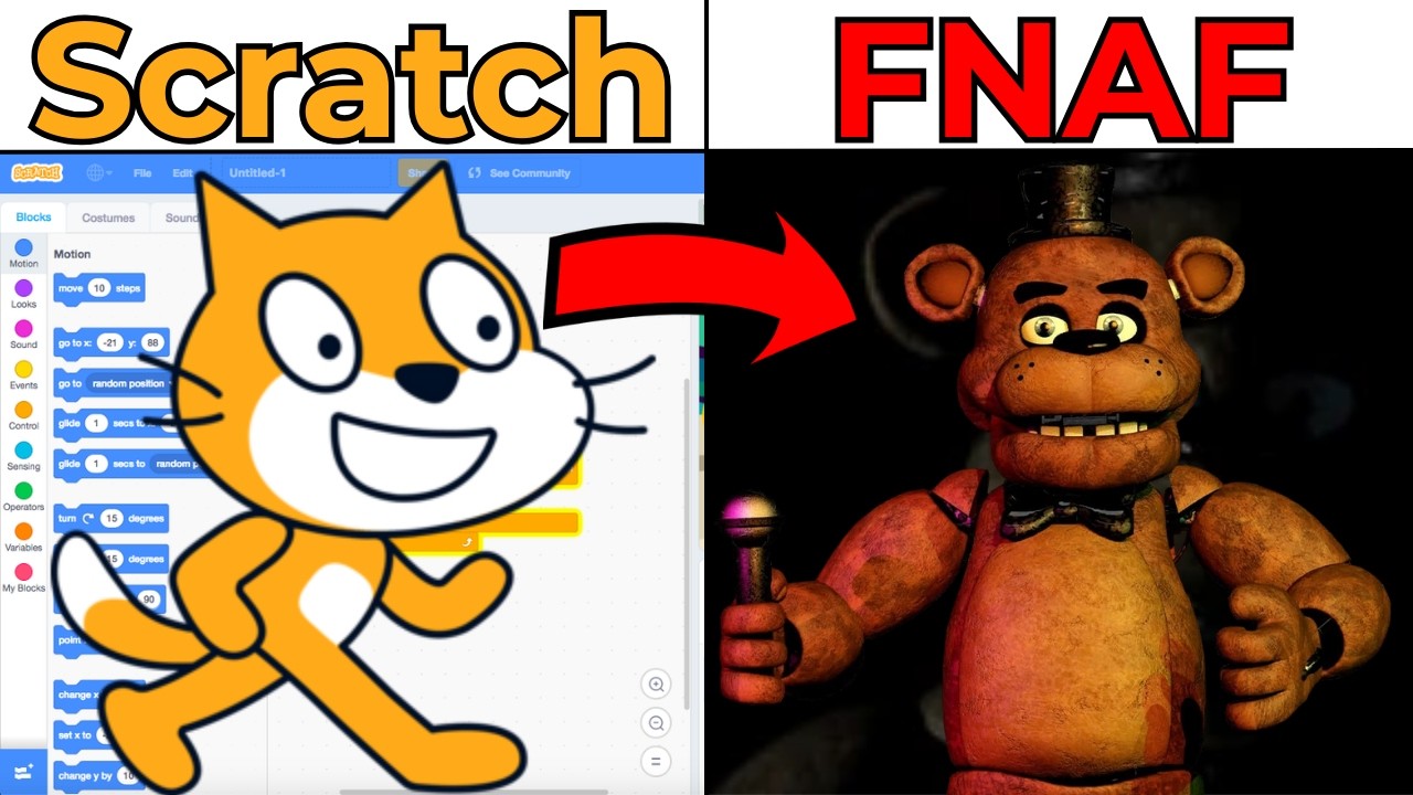 FNAF en Scratch - YouTube