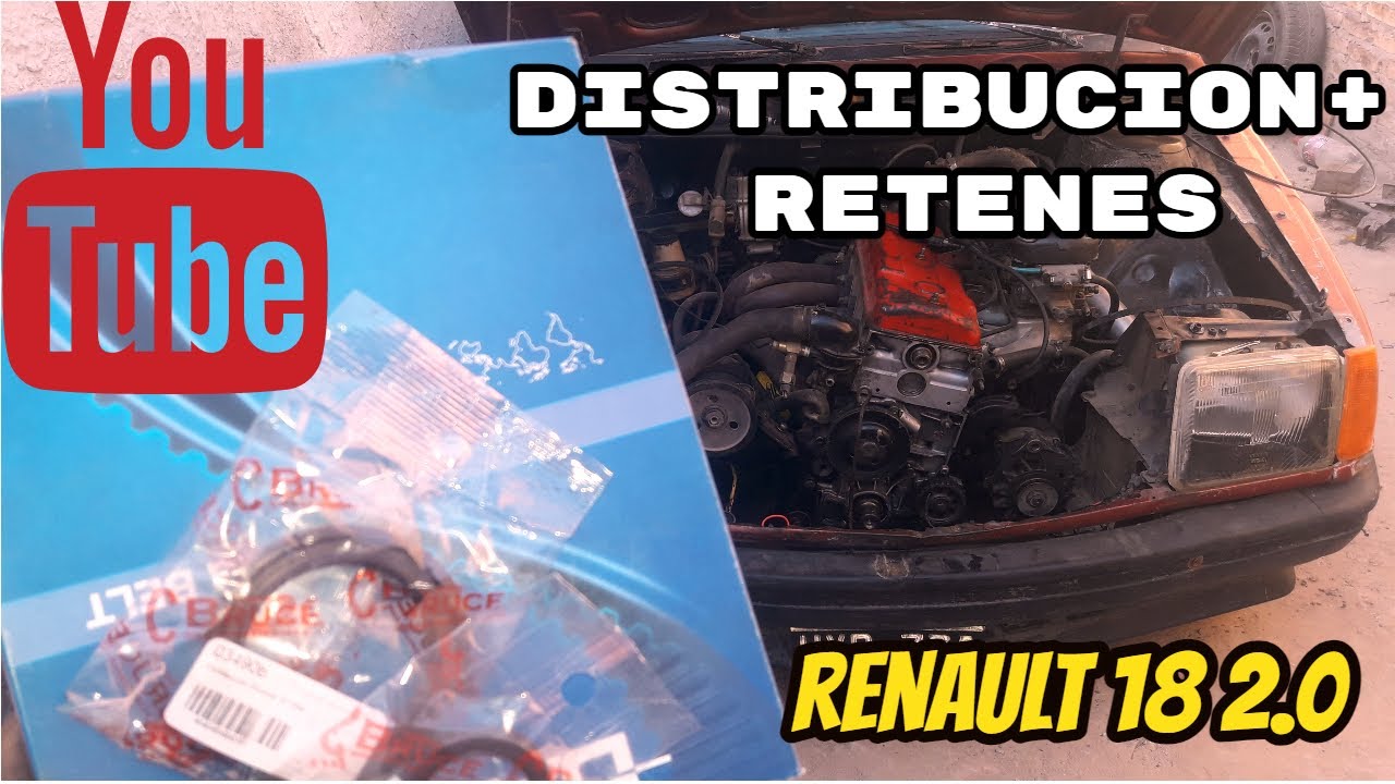 CAMBIO DE DISTRIBUCION + RETENES!!! RENAULT 18 GTX...
