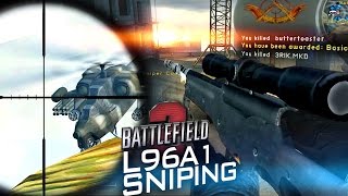 Battlefield 2: L96A1 SNIPING 14 Kill Streak [60fps]