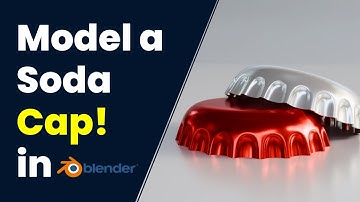 How to Model a Realistic Soda Bottle Cap in Blender | Beginner Tutorial