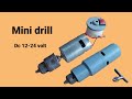 membuat mini drill grinder dc 12-24 volt dari motor dc RS775