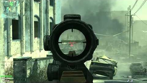 ! Amazing CoD MW3 Headshot -  Bakaara - MSR ACOG !