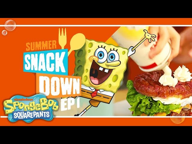 How To Make A SpongeBob-Inspired Krabby Patty 🍔