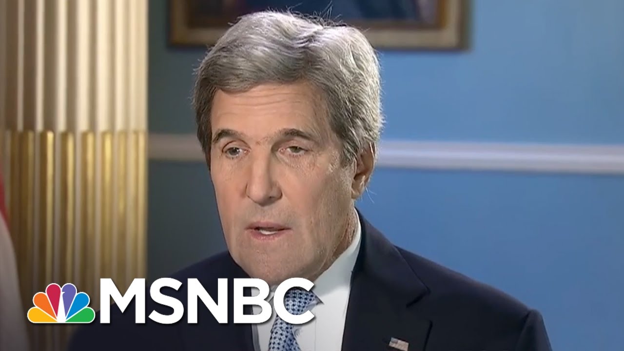 John Kerry: Russia's Actions 'Totally Unacceptable And Dangerous' (Full) | Andrea Mitchell | MSNBC