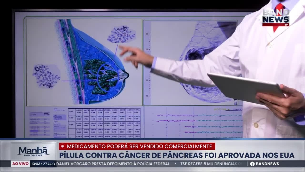 Pílula contra câncer de pâncreas é aprovada nos EUA | Bandnews TV