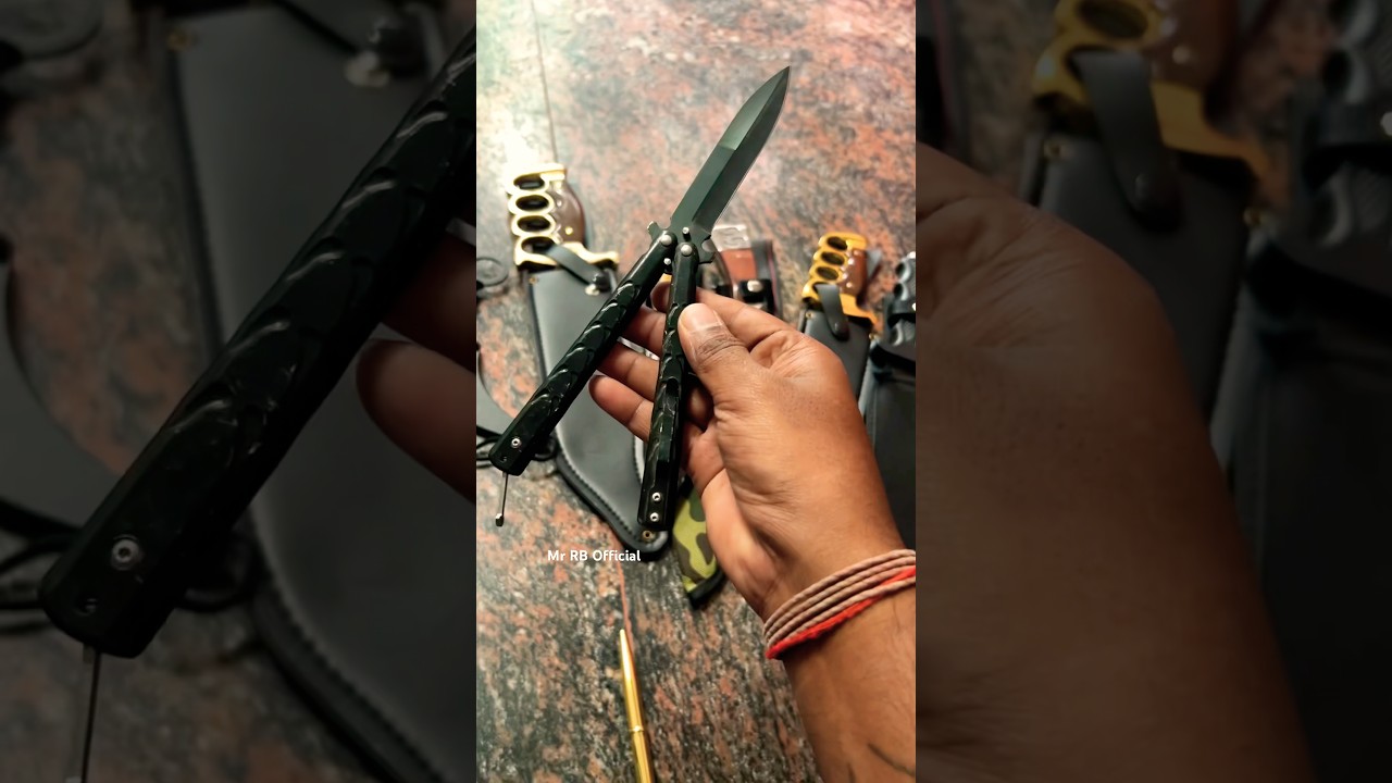 Butterfly knife Chaku 👍 Bast Viral Chalu | Sword Market Pushkar 