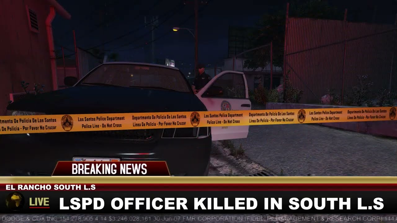 LSPD officer killed in south L.S  -  AMRP