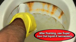Super Iron Out - How To Clean A (Very) Rusty Toilet Super Iron Out