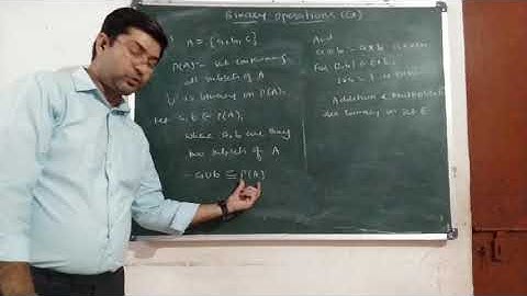 Binary operations, part-2, exercise