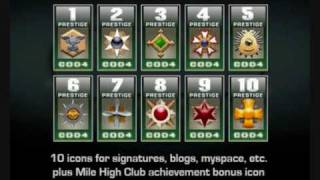 Call of duty 4 prestige badges