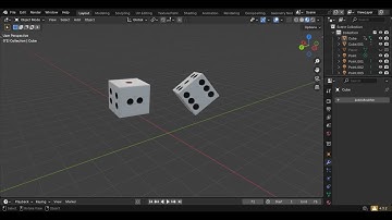 MODELING A DICE IN BLENDER #b3d #blender #ludo #dicegame