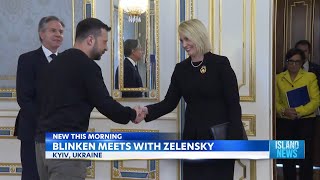 Secretary Blinken visits Ukraine after aid package approval