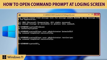 How to Open Command Prompt at the Login Screen on Windows | Use Command Prompt before Windows Login