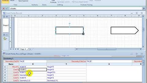 11.2 Creating a Smart Pointy Box Using Visio